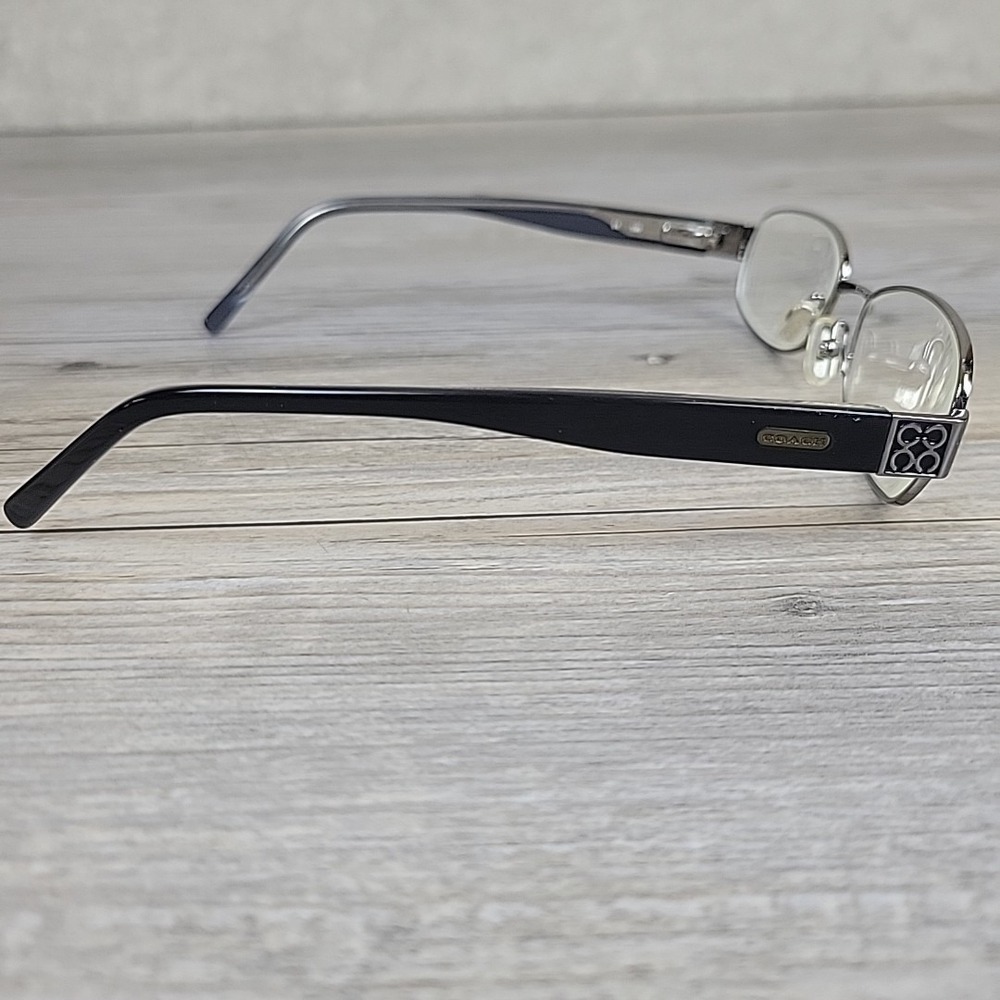 Coach HARMONY 1025 Gunmetal Eyeglasses Frames Only 51-17-135 Rectangular - Picture 3 of 13